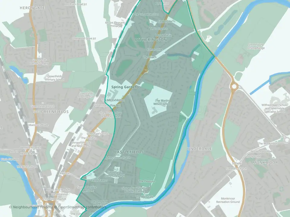 Castlefields & Ditherington