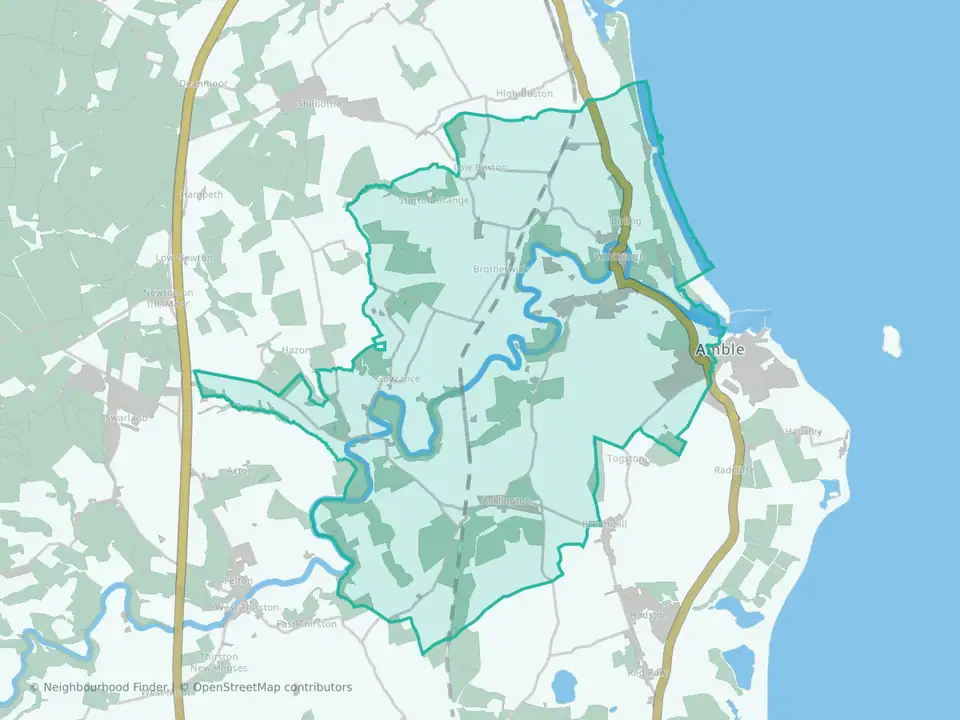 Amble West with Warkworth