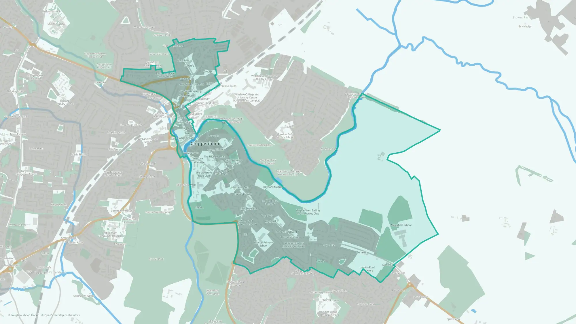 Chippenham Hardens & Central