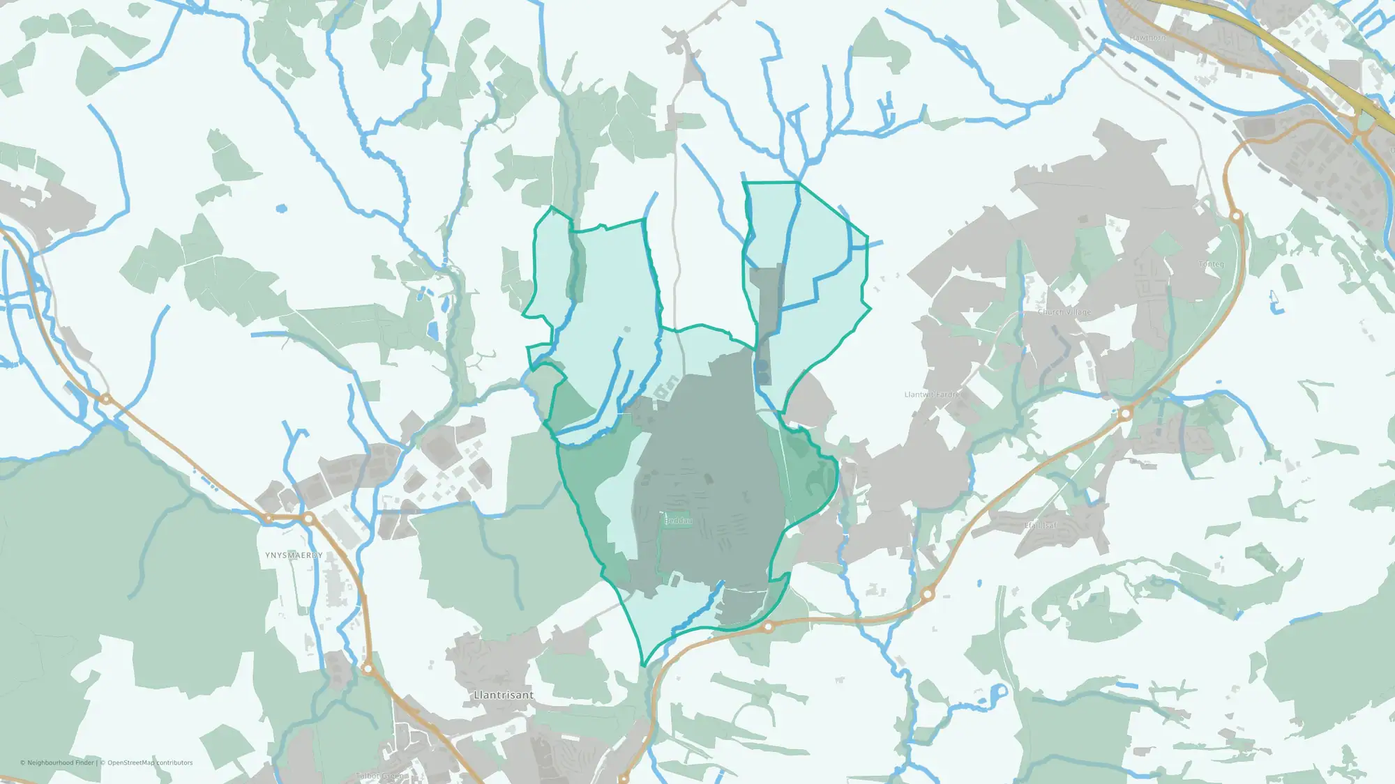 Beddau and Tyn-y-nant