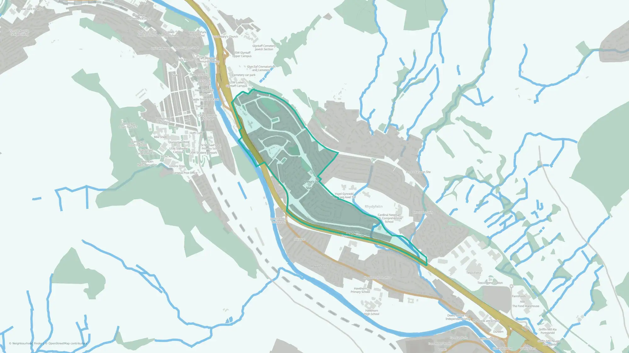 Rhydfelen Central