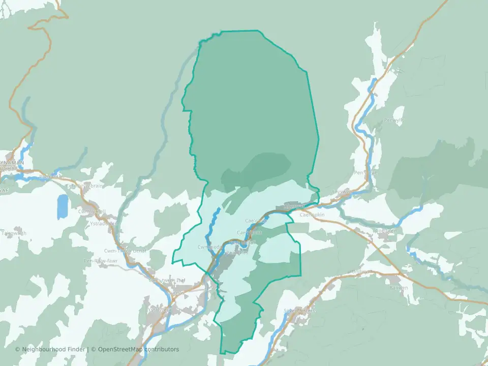 Aber-craf and Ystradgynlais