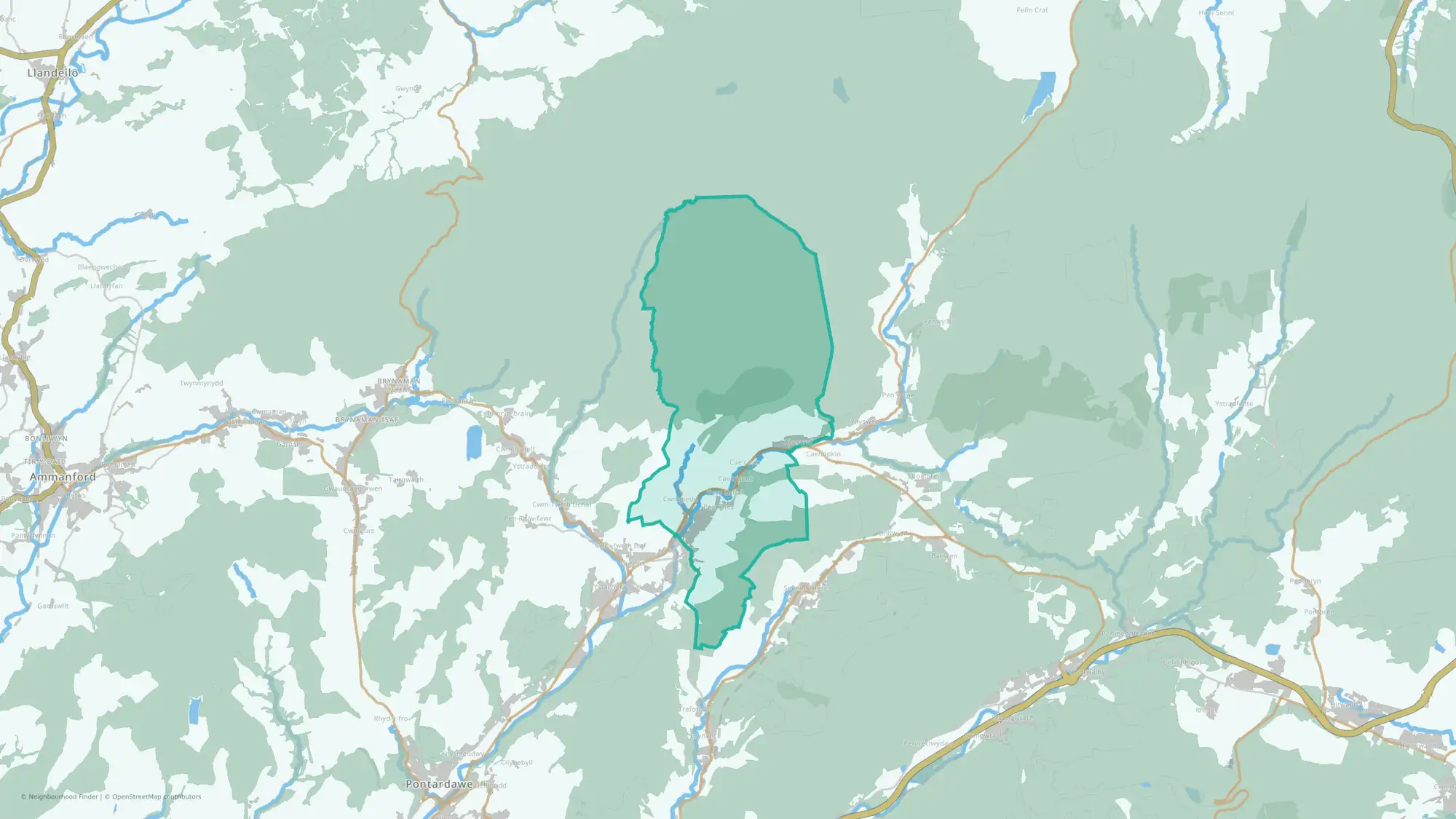 Aber-craf and Ystradgynlais