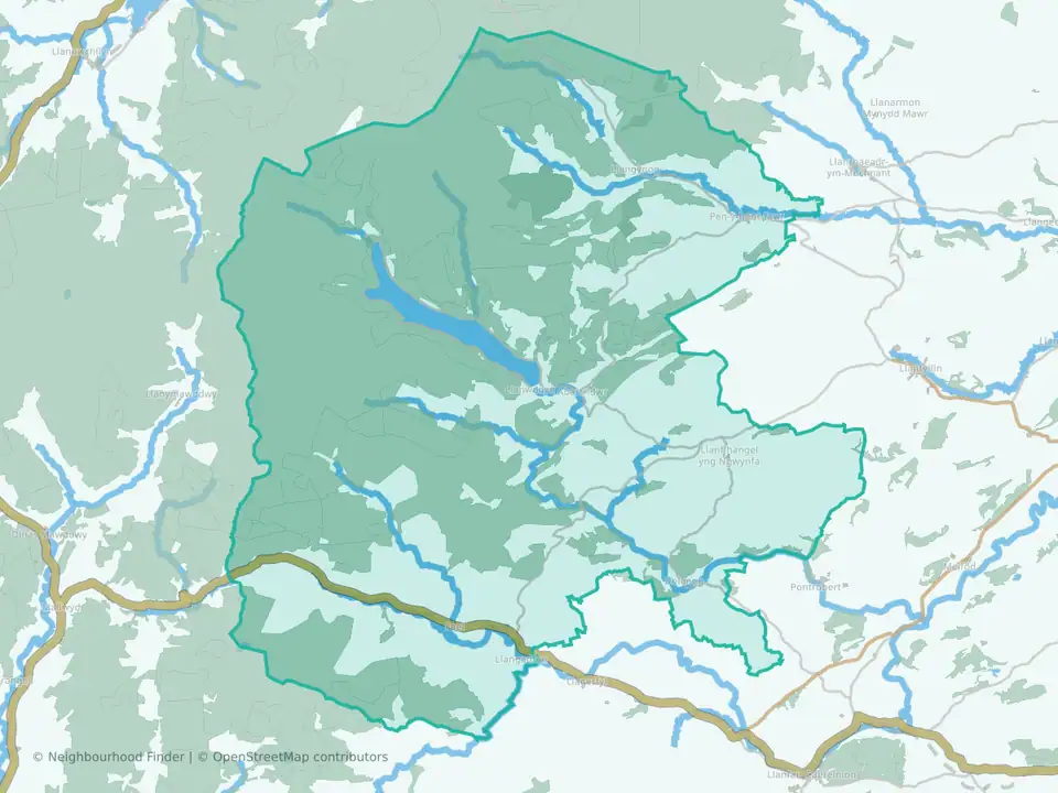 Banwy, Llanfihangel and Llanwddyn
