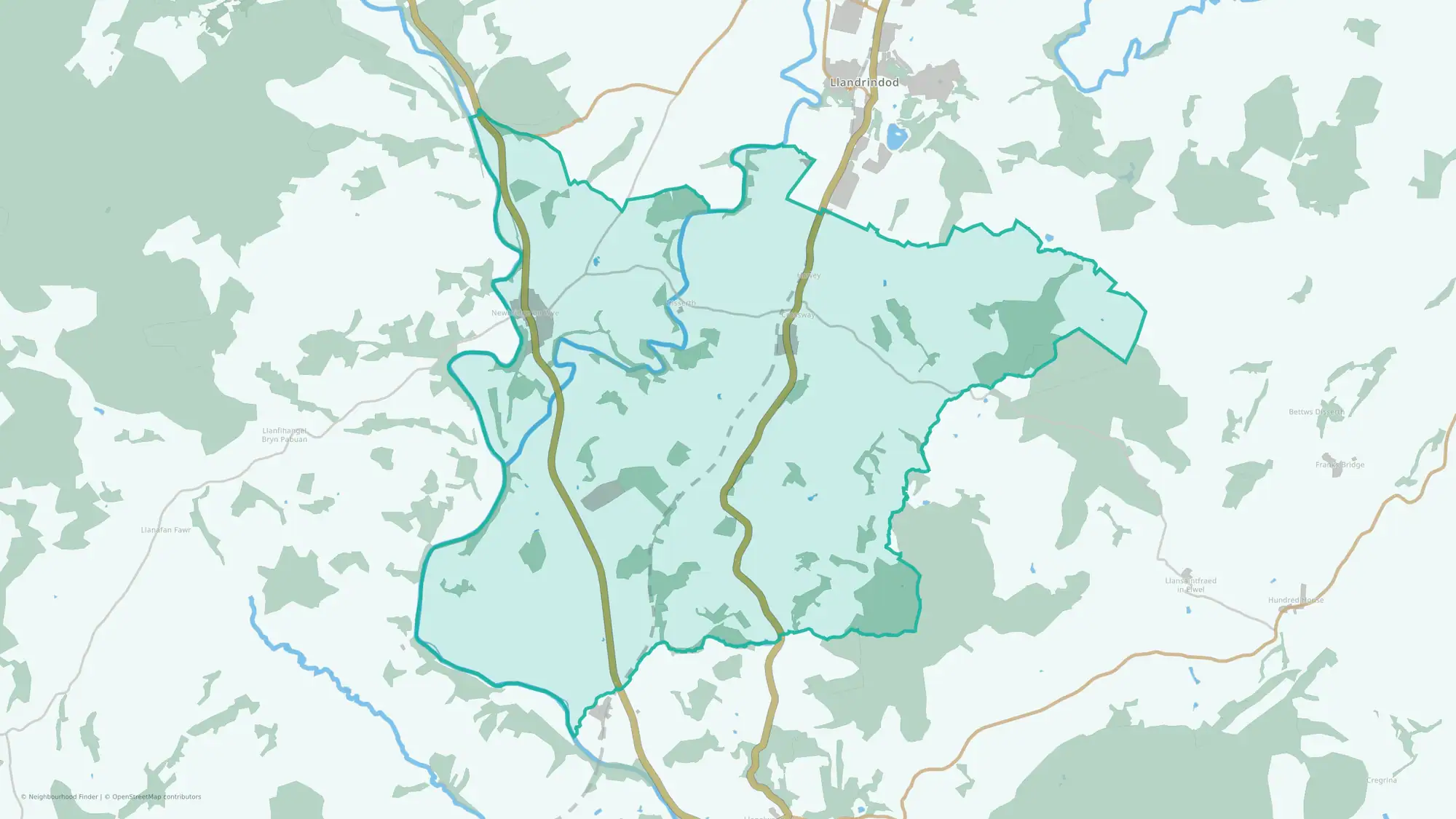 Disserth and Trecoed with Newbridge