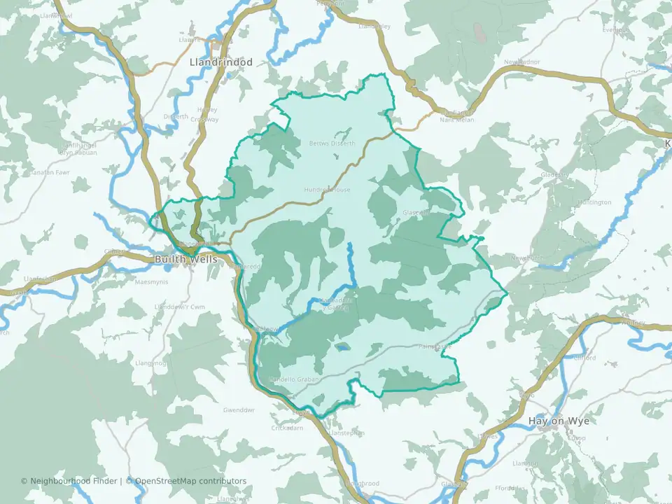 Llanelwedd