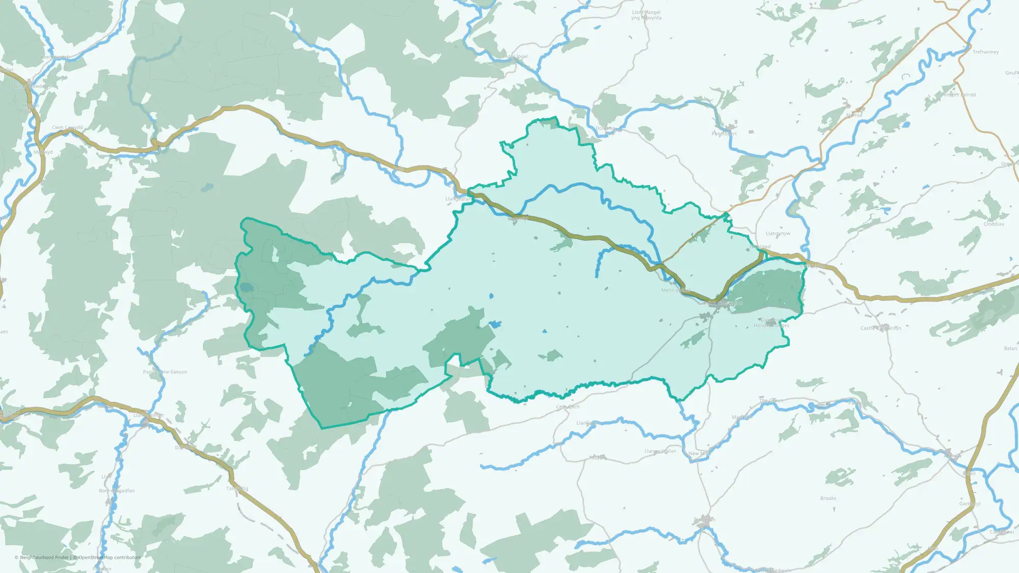 Llanfair Caereinion and Llanerfyl