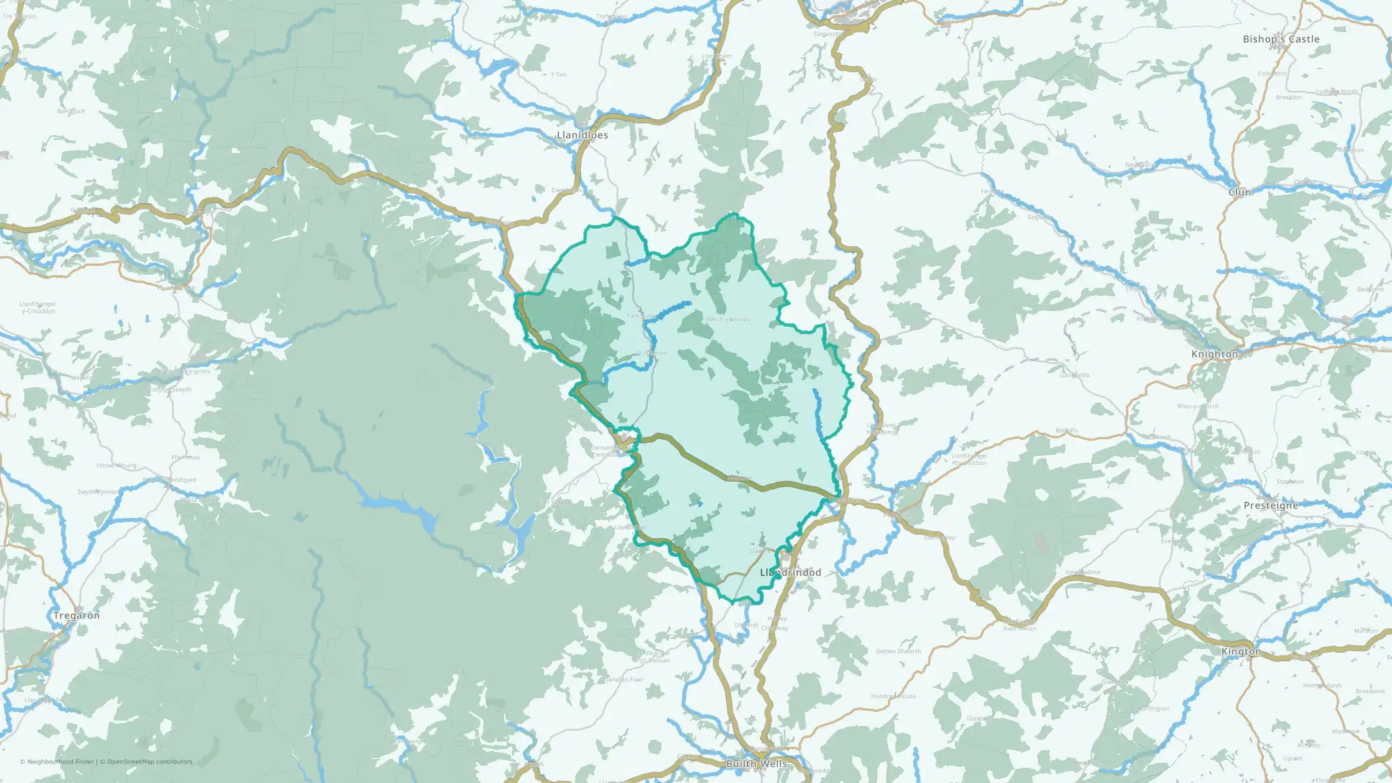 Llanyre with Nantmel