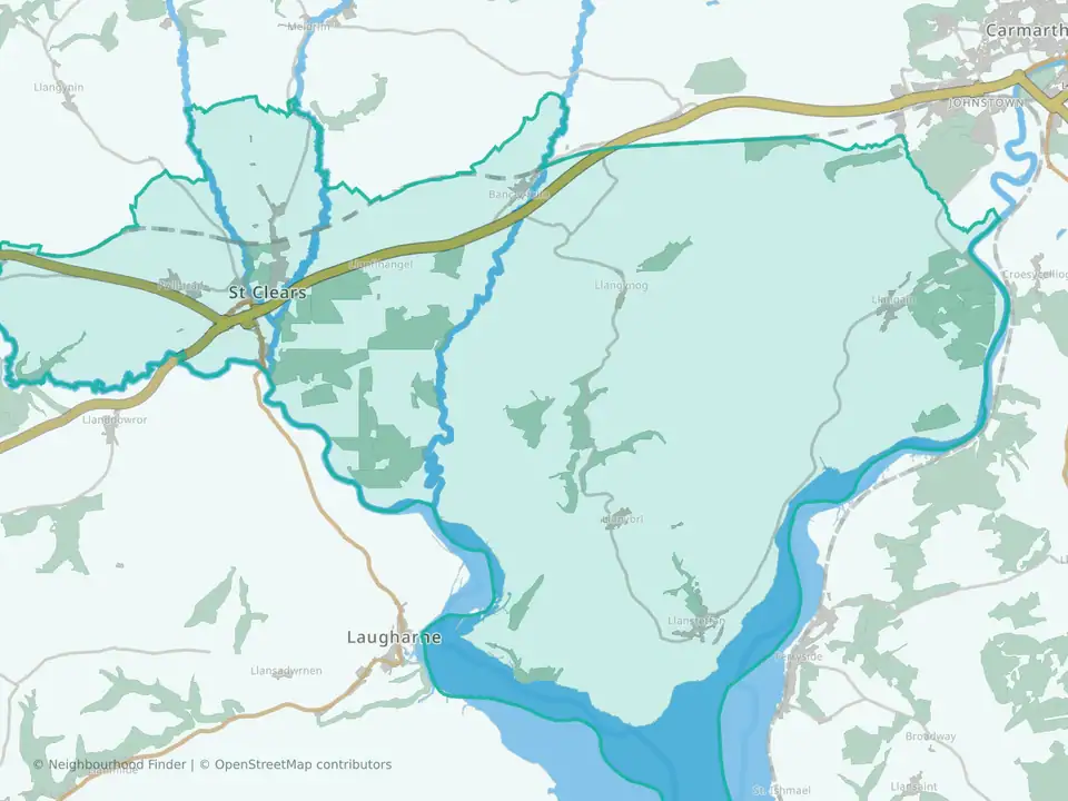 St. Clears and Llansteffan