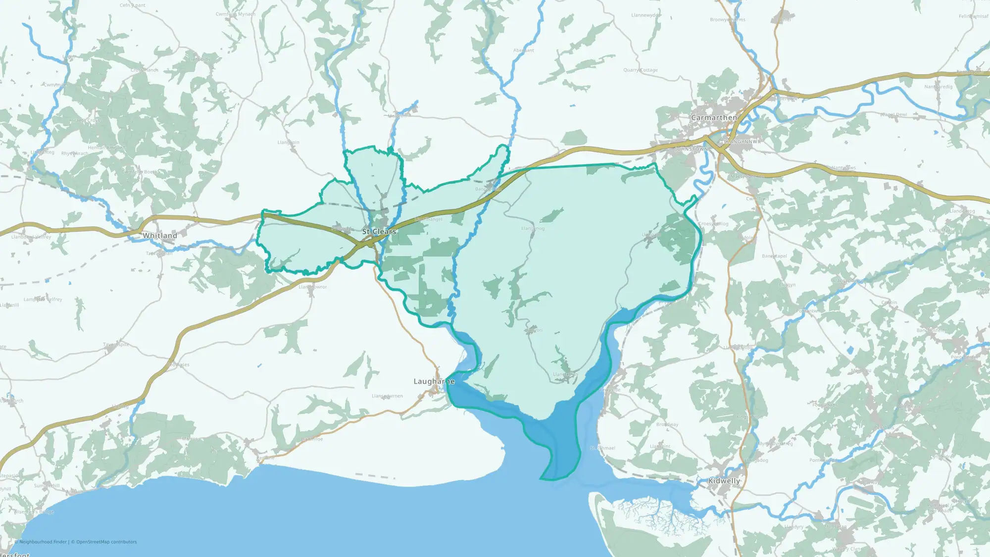 St. Clears and Llansteffan