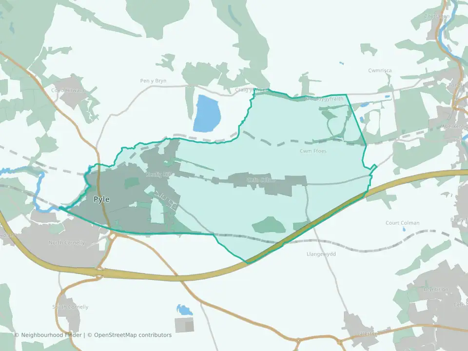 Pyle, Kenfig Hill and Cefn Cribwr