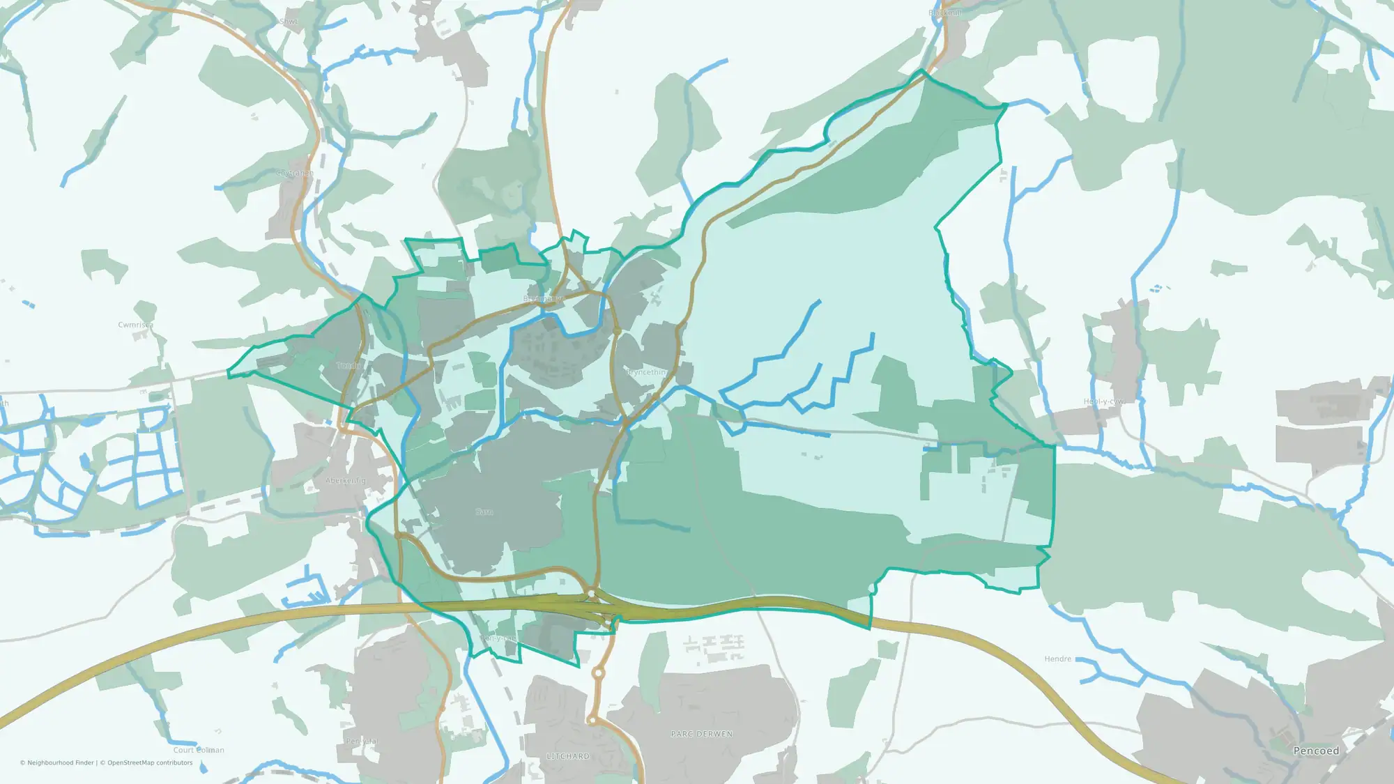 St. Bride's Minor and Ynysawdre