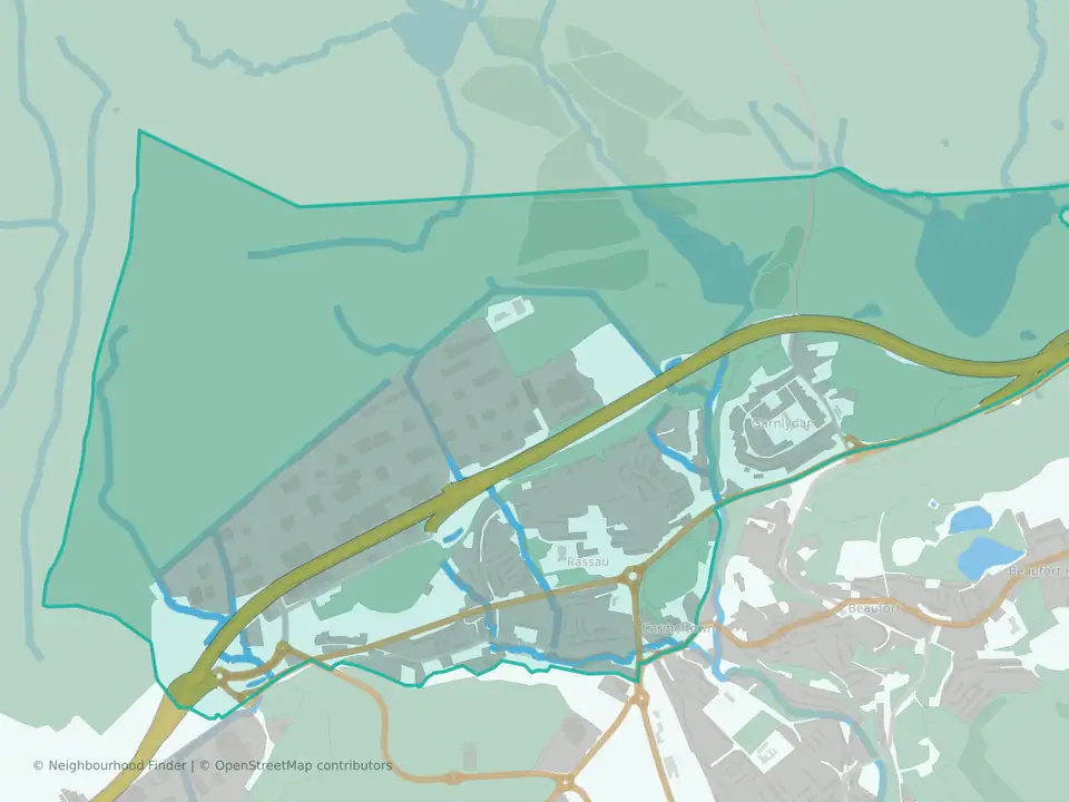 Rassau and Garnlydan