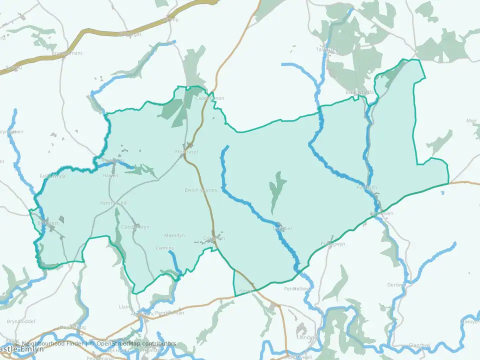 Llandysul North and Troedyraur