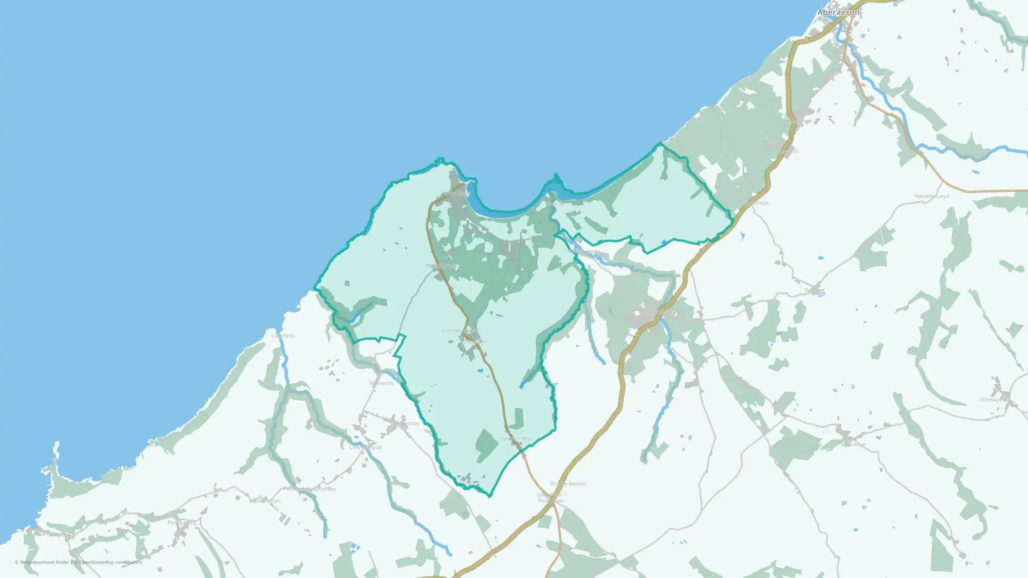 New Quay and Llanllwchaearn