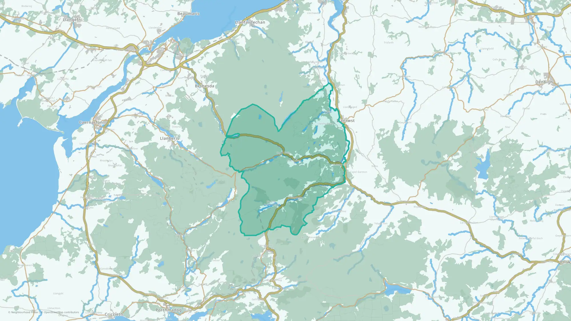 Betws-y-Coed and Trefriw