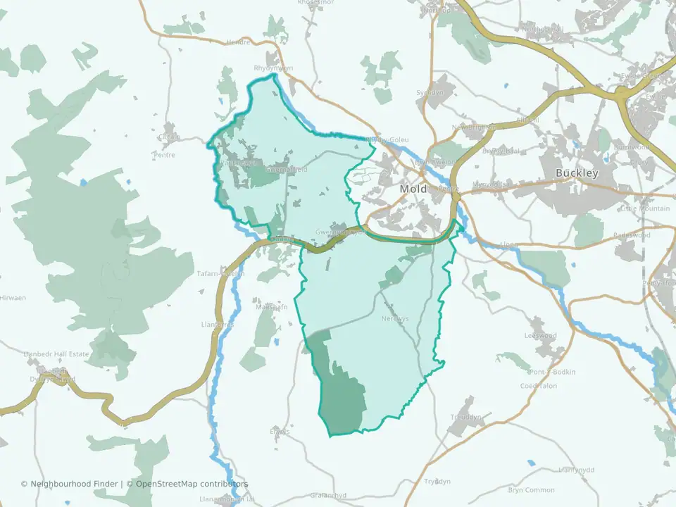 Gwernaffield and Gwernymynydd