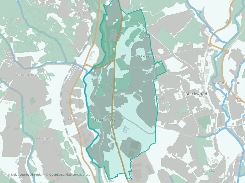 Cefn Fforest and Pengam