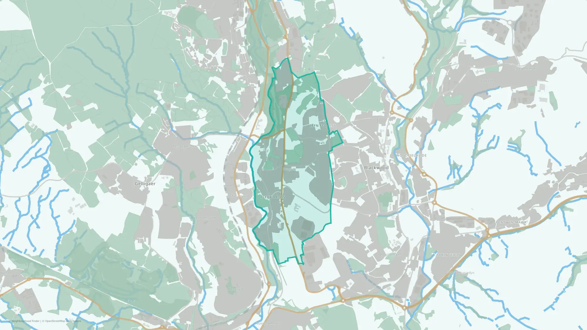 Cefn Fforest and Pengam