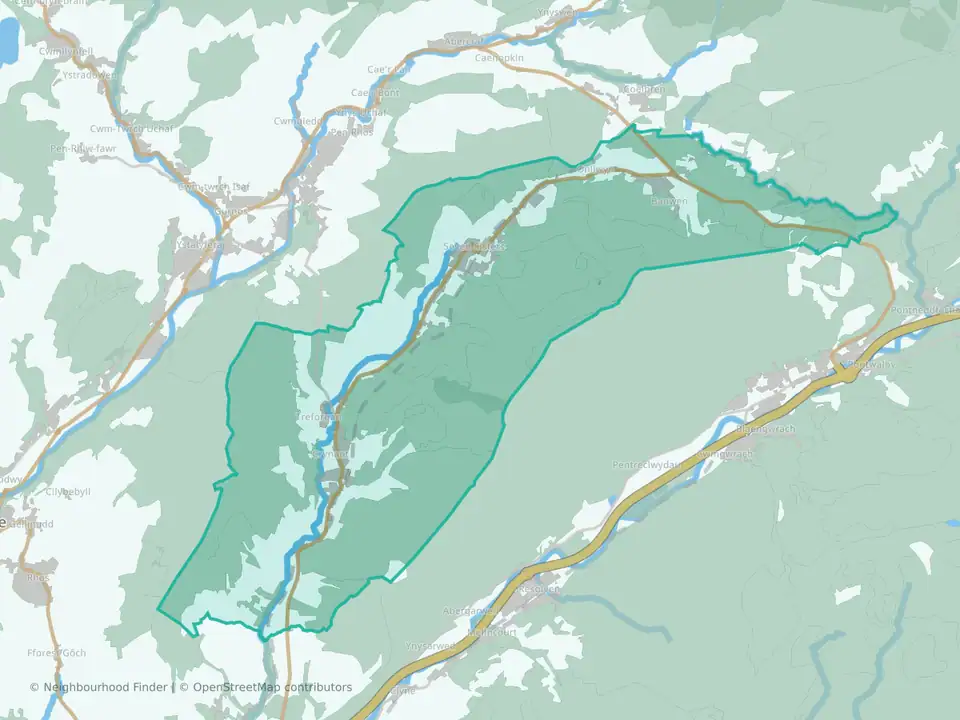 Crynant, Onllwyn and Seven Sisters