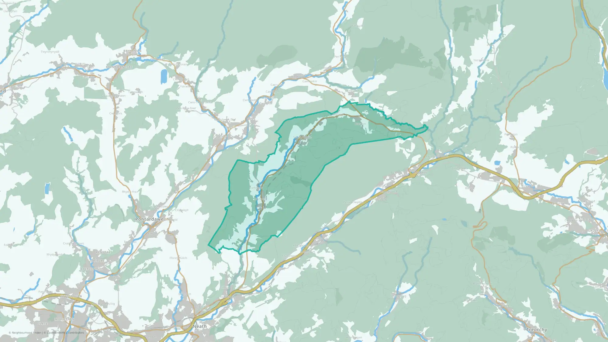 Crynant, Onllwyn and Seven Sisters