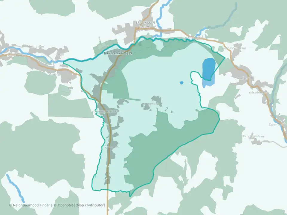 Gwaun-Cae-Gurwen and Lower Brynamman