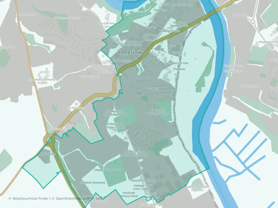 Chepstow Castle and Larkfield