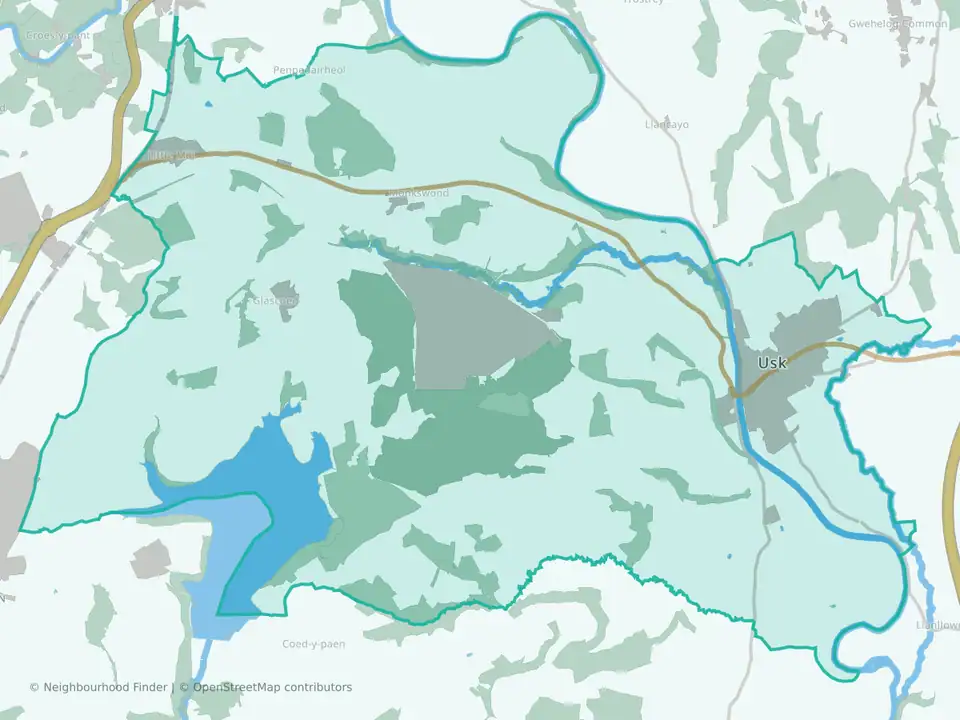 Llanbadoc and Usk