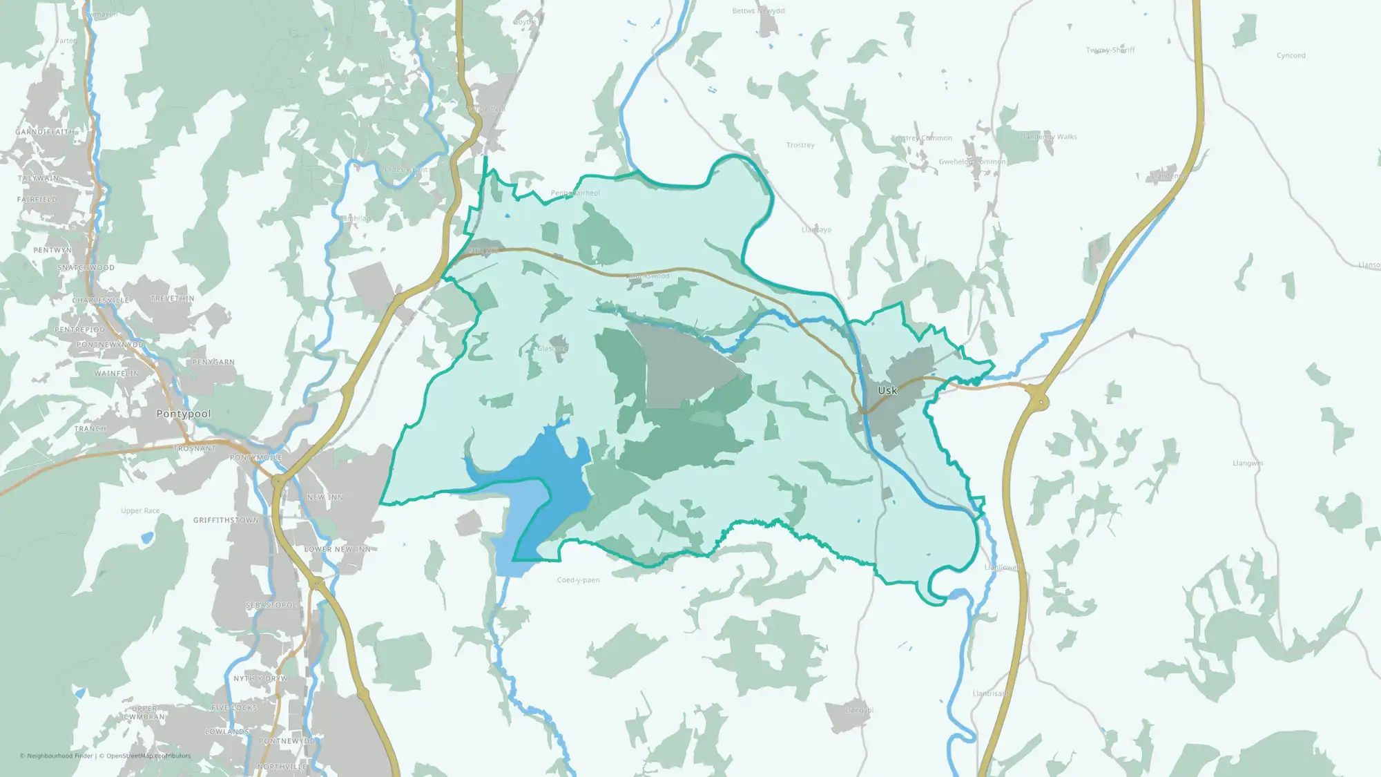 Llanbadoc and Usk